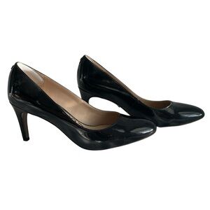 Sam Edelman Black Patent Leather Elise Pumps 7.5 Wide